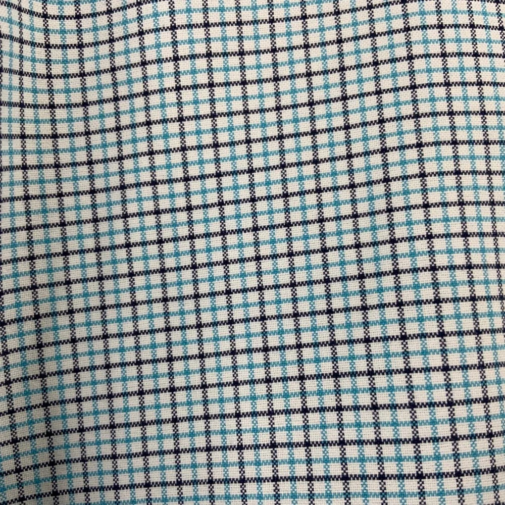 Polo Ralph Lauren Mens XXL Custom Fit Button Down Shirt Blue Micro Check Pony